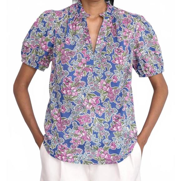 NEW BANJANAN bronte top arcadia in multi - Picture 1 of 3
